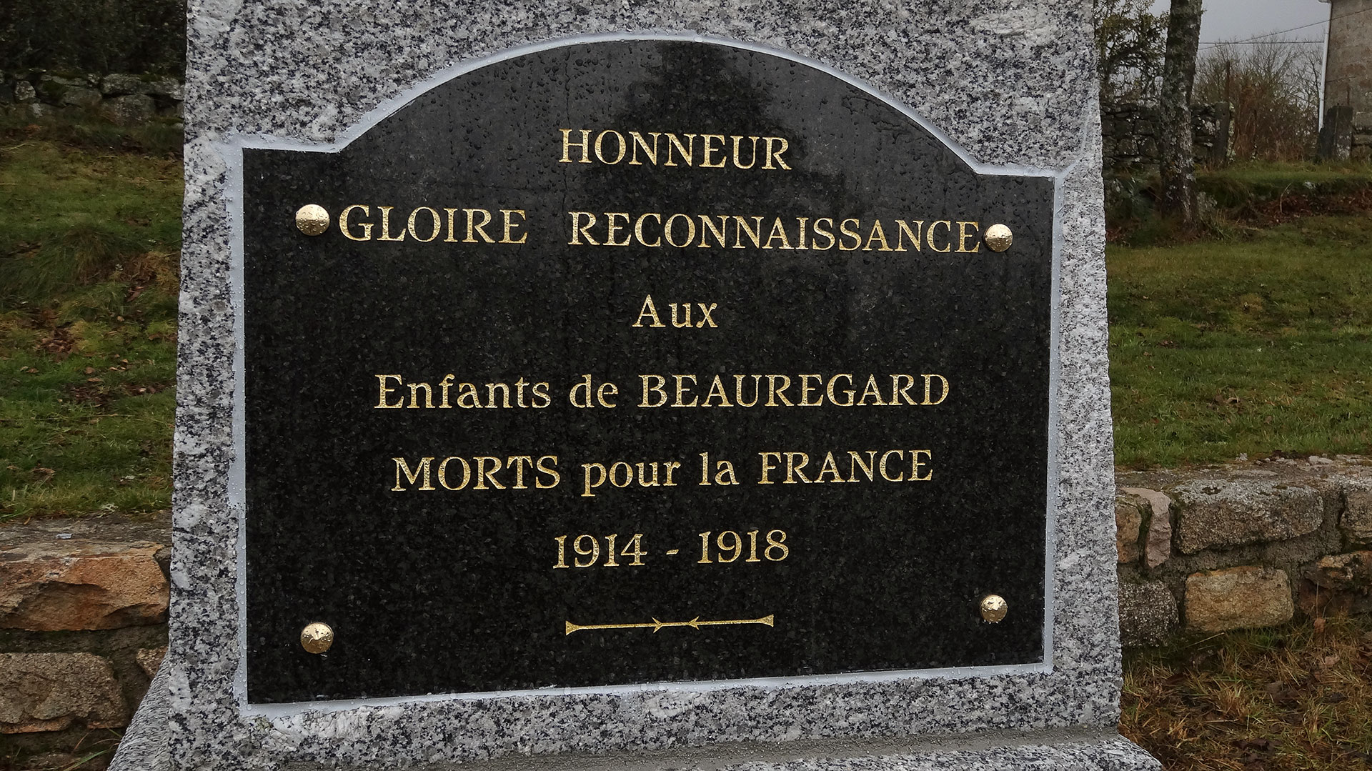 Monument aux morts - Beauregard