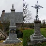 Le monument aux morts et la croix de Beauregard